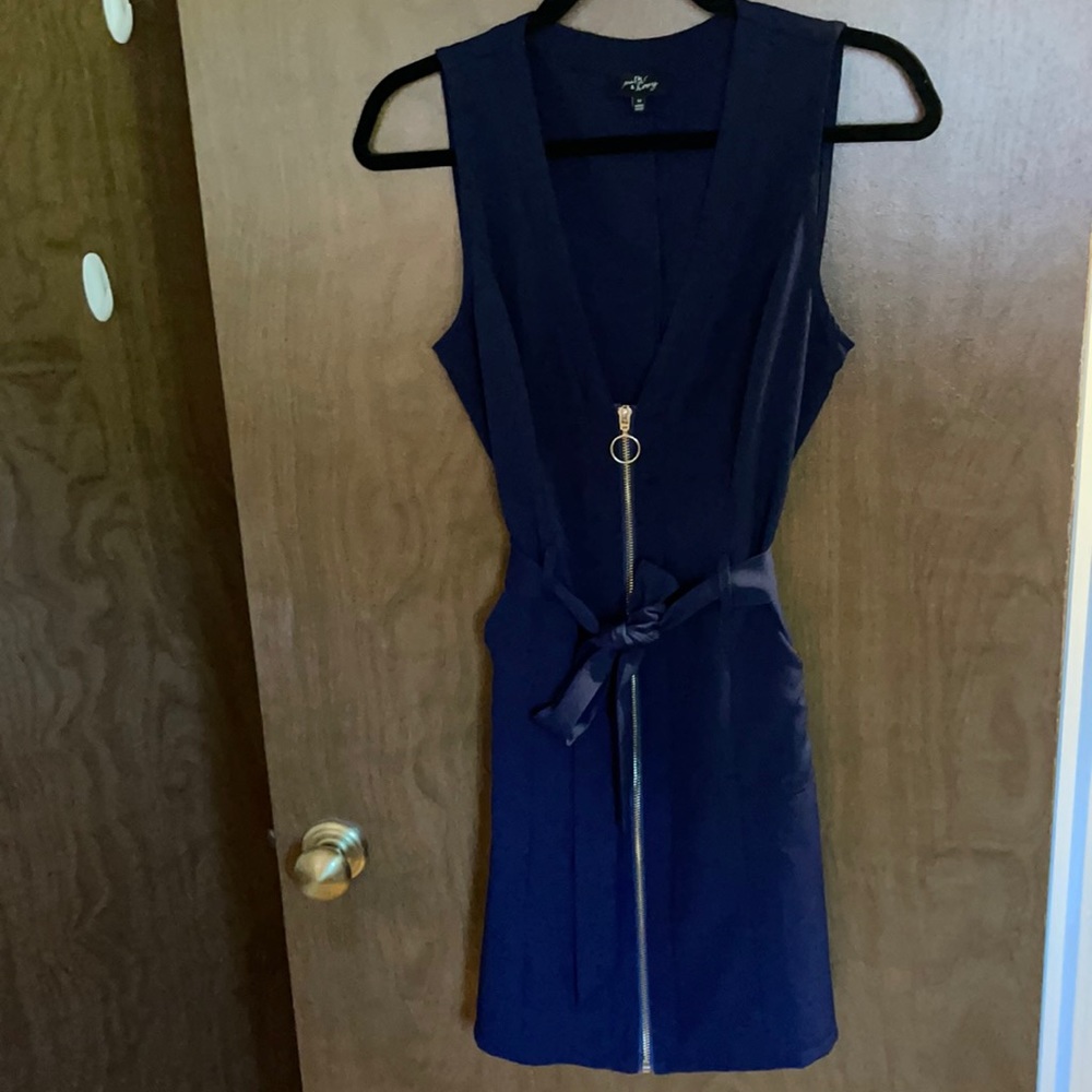 Navy Summer Dress- Size Medium